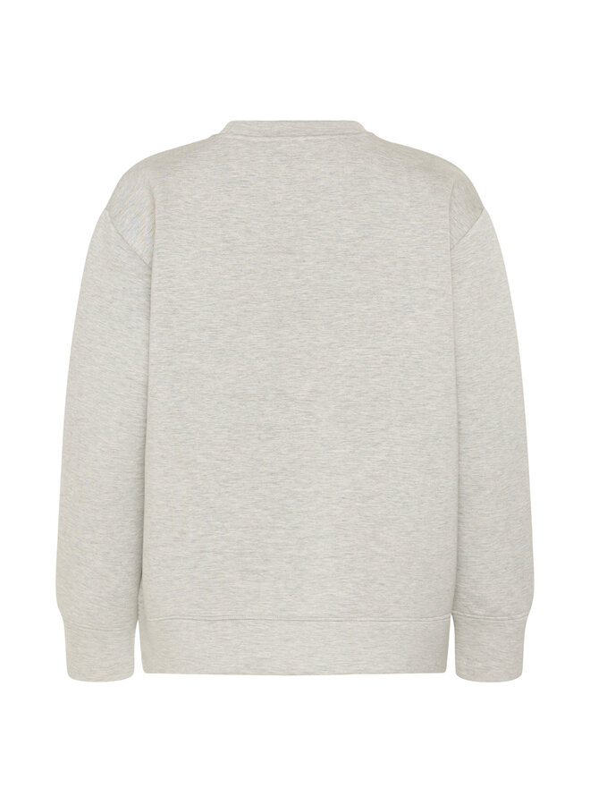Chandail InWear Asvini effet scruba gris pâle mélange