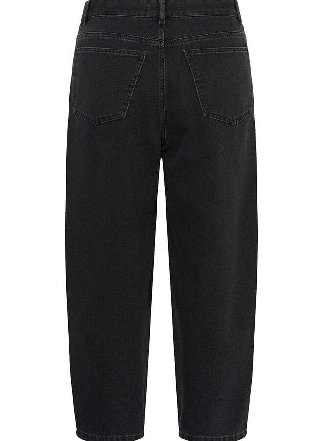 Jeans InWear Harfina Barrel noir délavé