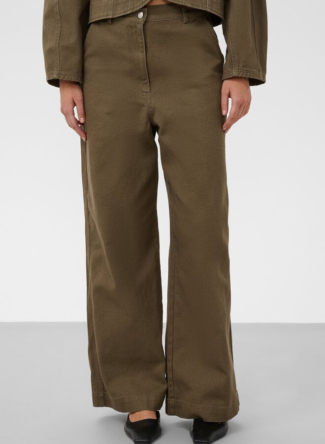 Pantalon Soaked Sanaga vert khaki