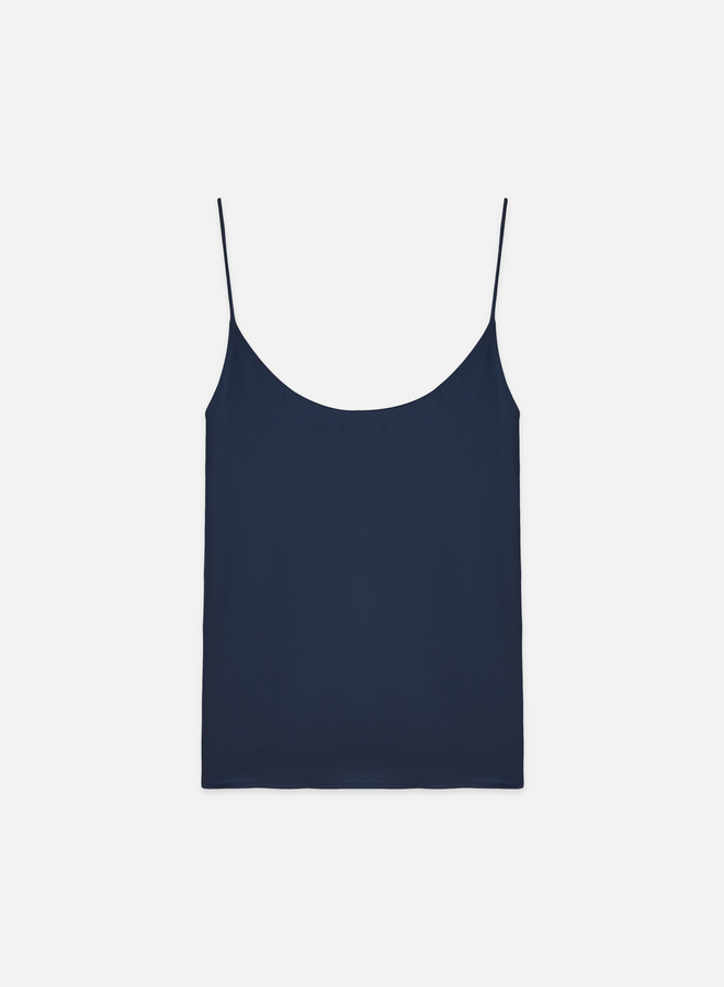 Camisole Scotch & Soda à bretelles spaghettis bleu indigo