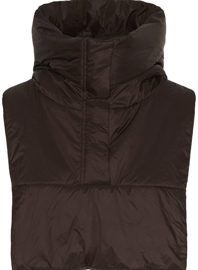 Capuche InWear Lila matelassée brun chocolat