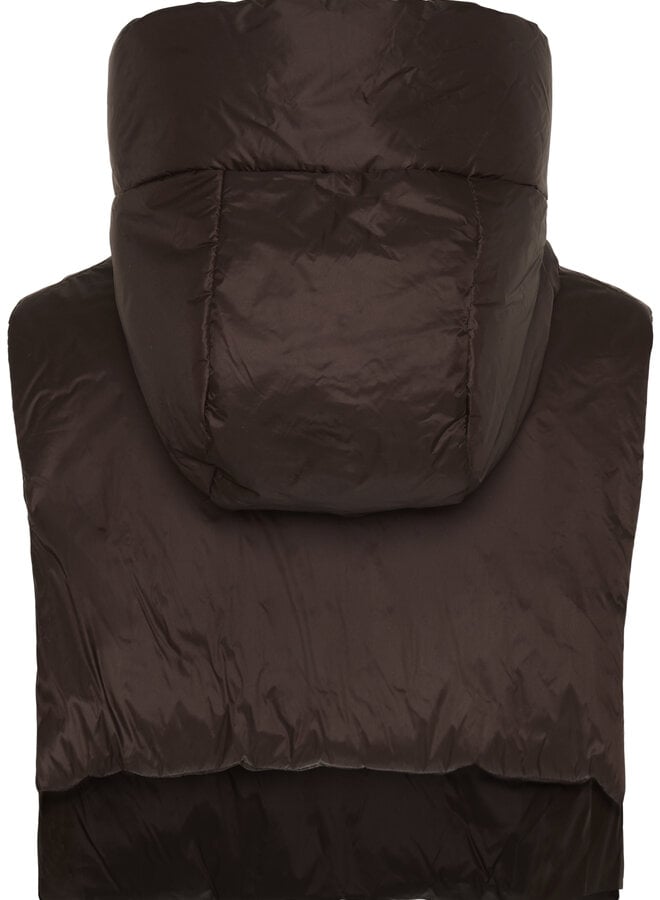 Capuche InWear Lila matelassée brun chocolat