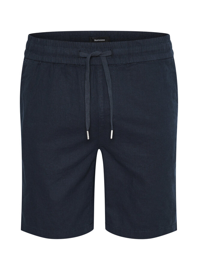 Bermuda Matinique Barton à taille élastique bleu marine