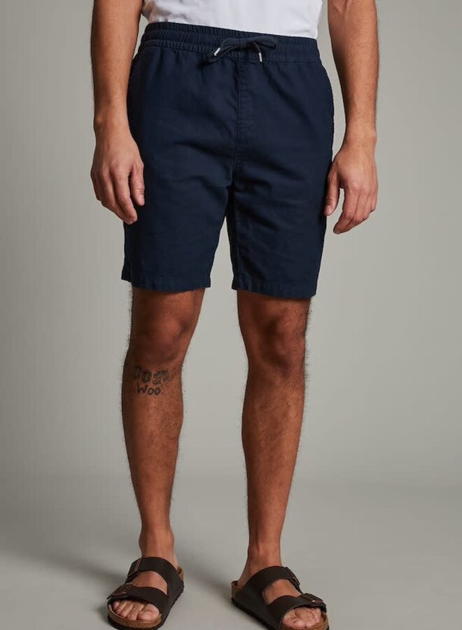 Bermuda Matinique Barton à taille élastique bleu marine