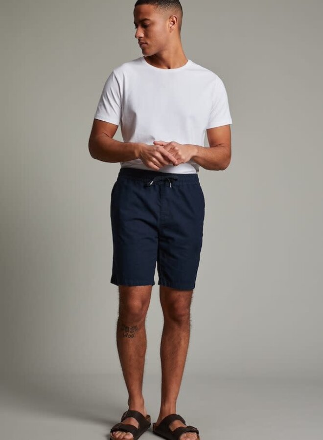 Bermuda Matinique Barton à taille élastique bleu marine