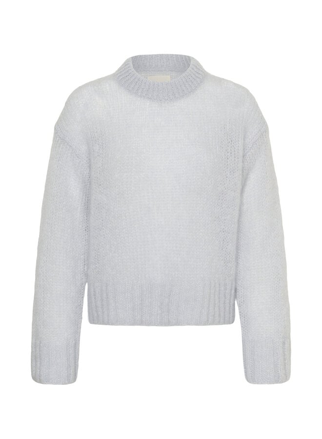 Tricot Part Two Sille en mohair bleu aube