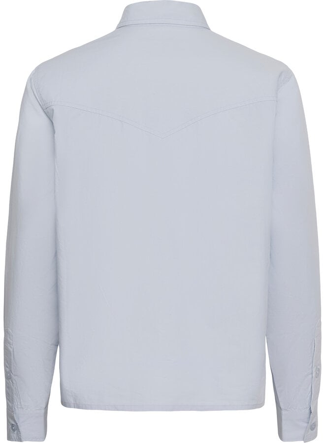 Chemise Part Two Chana à col classique & poches à rabats bleu aube