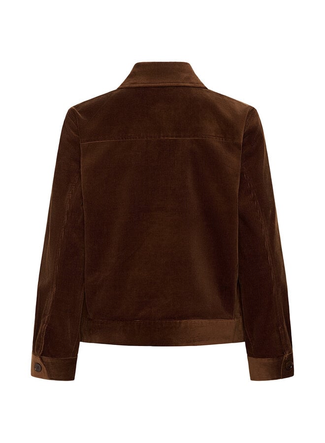 Jacket Part Two Constanze en corduroy marron