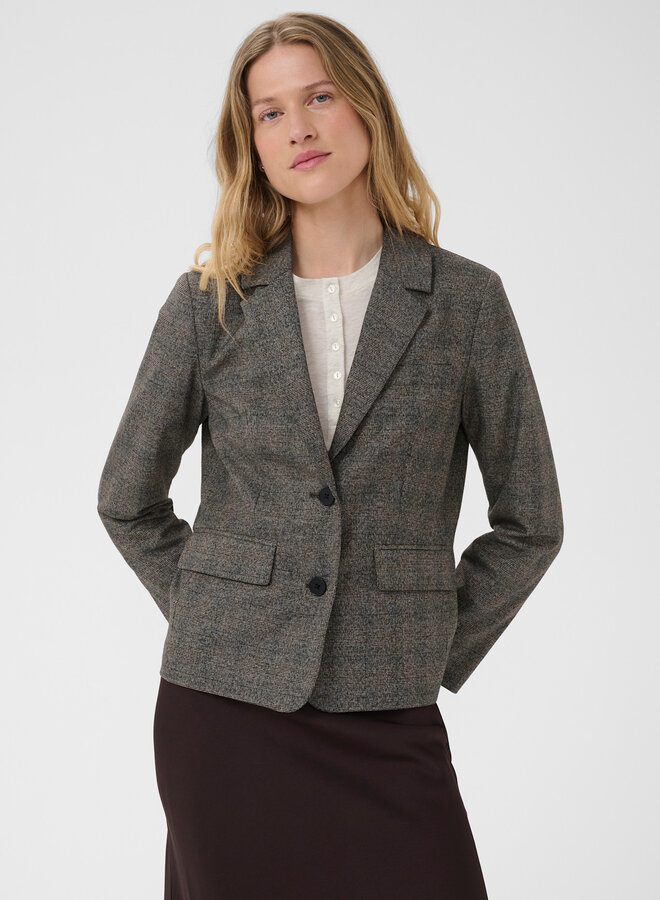 Veston Part Two Clarrissa Prince-de-Galles noir & brun