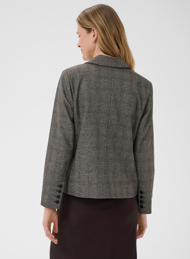Veston Part Two Clarrissa Prince-de-Galles noir & brun