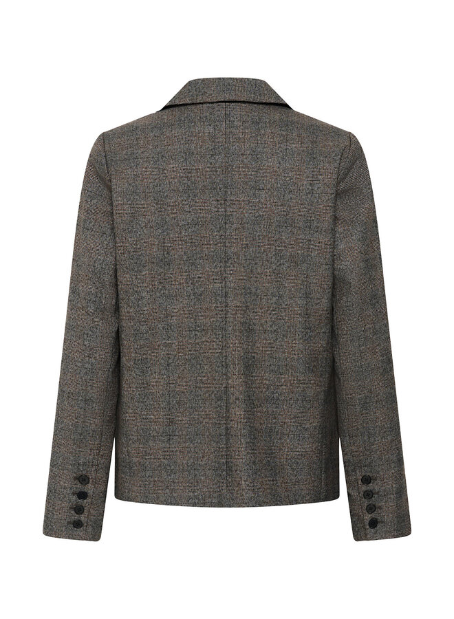 Veston Part Two Clarrissa Prince-de-Galles noir & brun