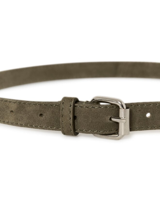Ceinture Part Two Chi en suède vert khaki
