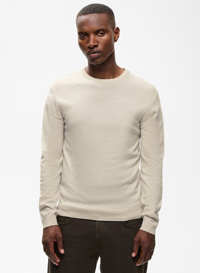 Tricot Matinique Margrate ivoire mélange gris pâle