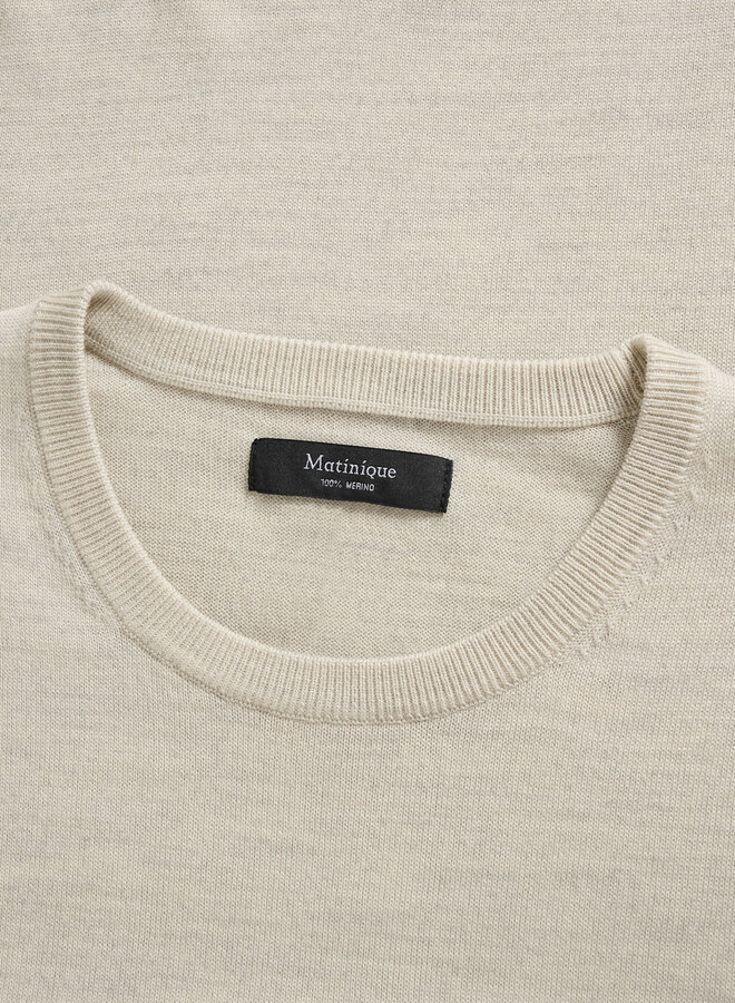 Tricot Matinique Margrate ivoire mélange gris pâle