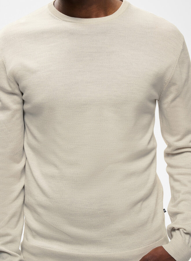 Tricot Matinique Margrate ivoire mélange gris pâle