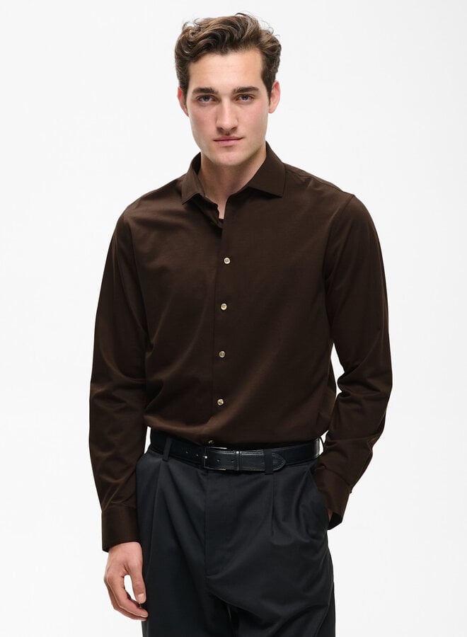 Chemise Matinique Marc brun café