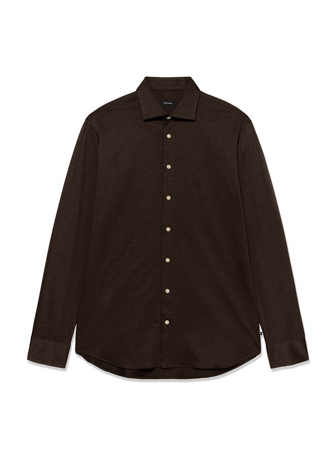 Chemise Matinique Marc brun café