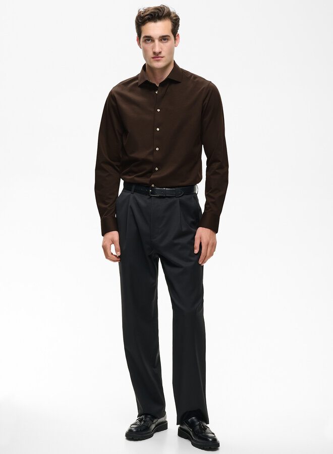 Chemise Matinique Marc brun café