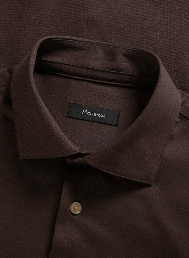 Chemise Matinique Marc brun café