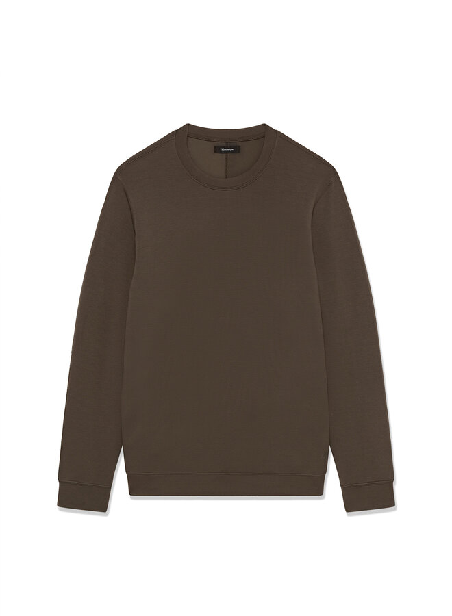 Chandail Matinique Harry en jersey brun café