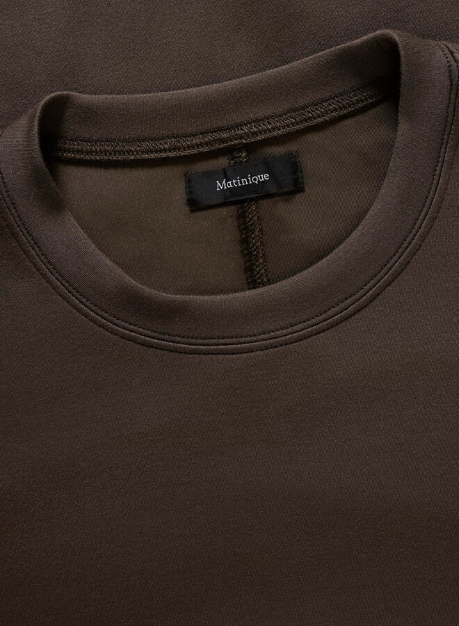 Chandail Matinique Harry en jersey brun café