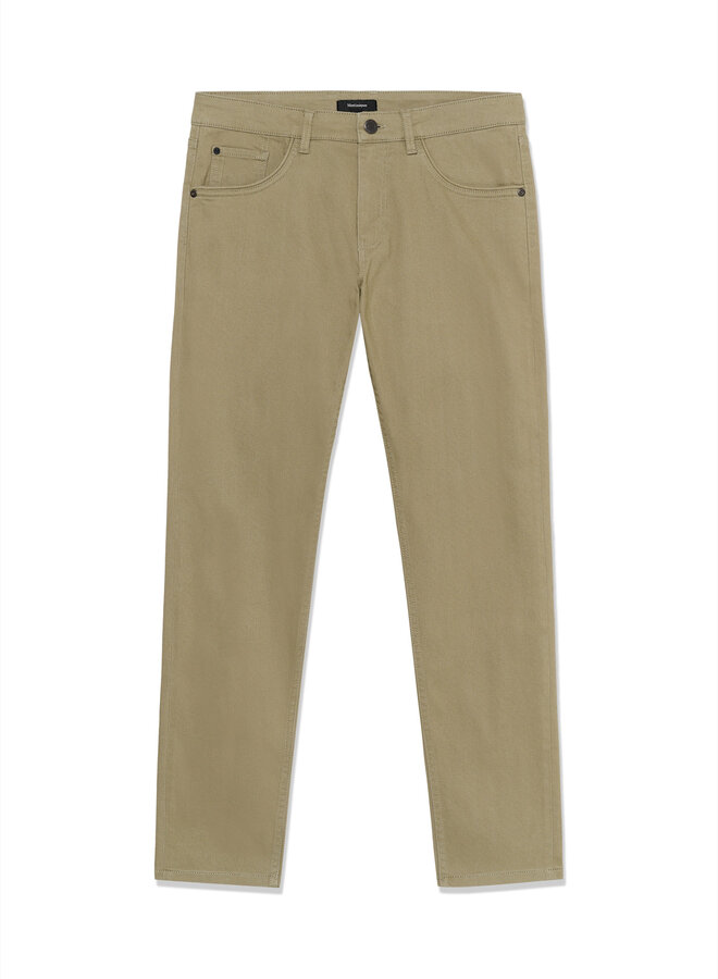 Pantalon Matinique Pete à minis traits beige sauge argentée