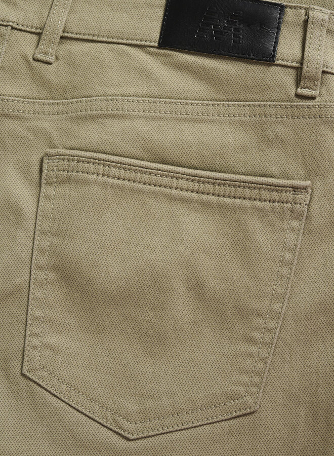 Pantalon Matinique Pete à minis traits beige sauge argentée