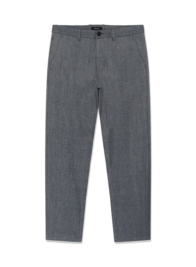 Pantalon Matinique Parker en coton brossé bleu marine chiné