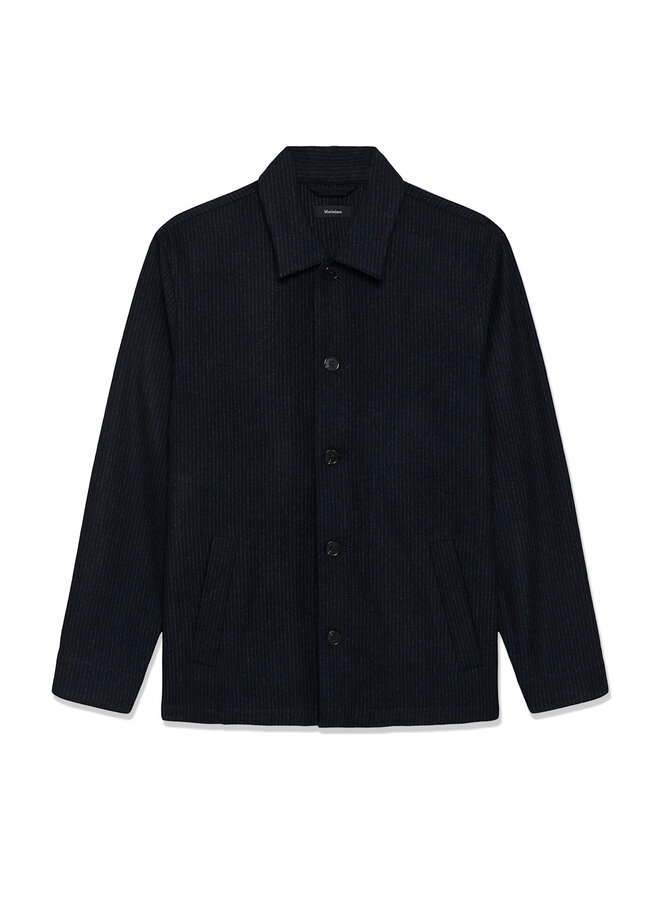Surchemise Matinique Orignal bleu marine rayée