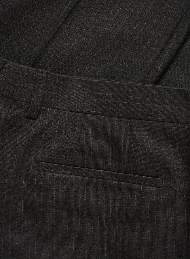Pantalon Matinique Wesley brun café rayé