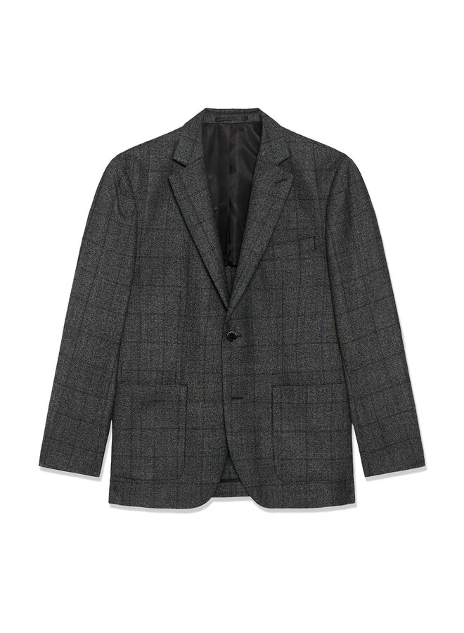 Veston Matinique Charles gris charcoal à carreaux