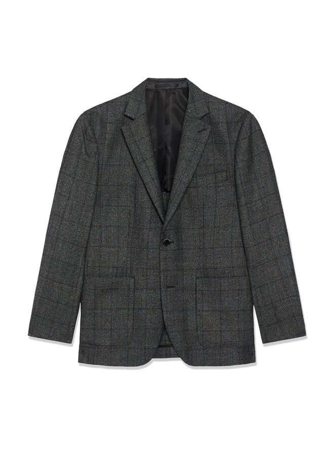 Veston Matinique Charles gris charcoal à carreaux