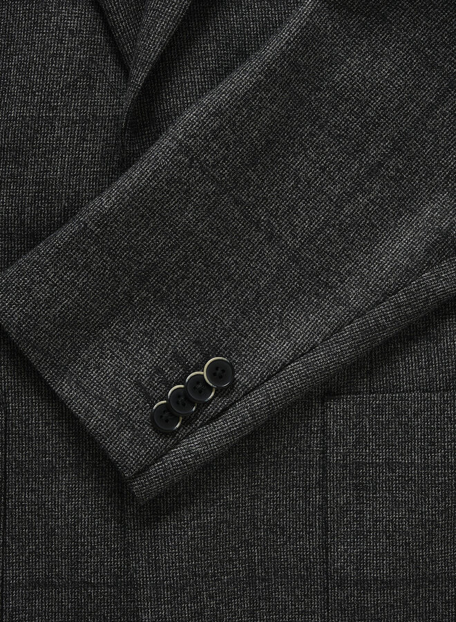 Veston Matinique Charles gris charcoal à carreaux