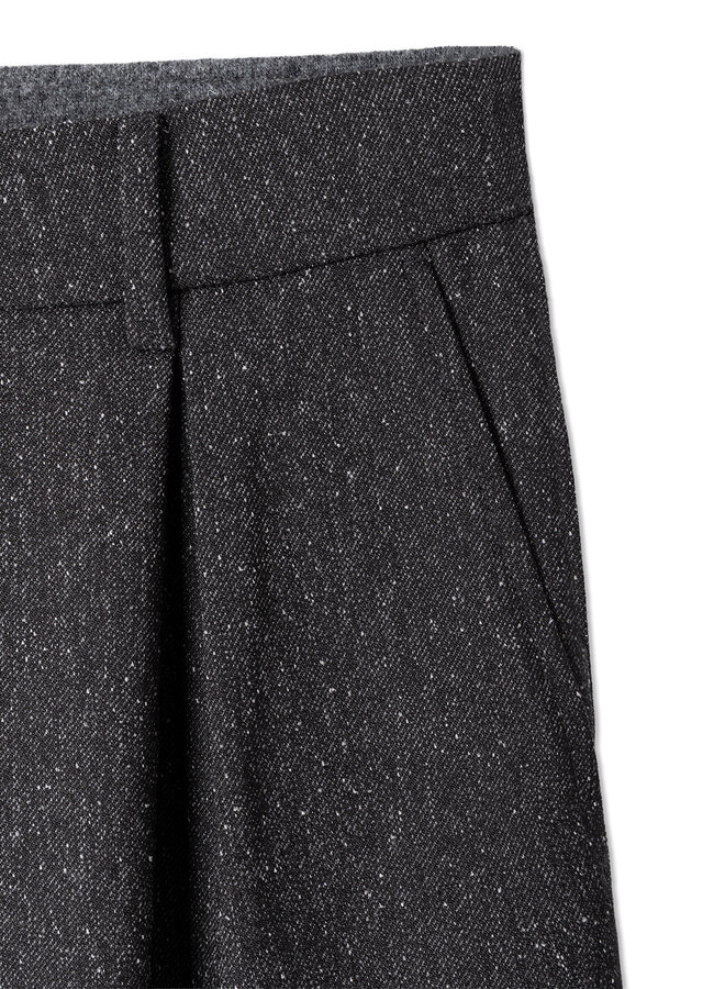 Pantalon Cambio Enola en tweed gris charcoal