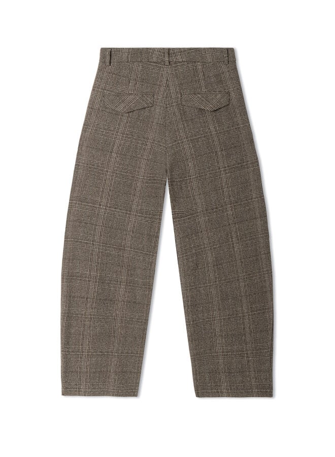 Pantalon Cambio Edita Prince-de-Galles brun & noir