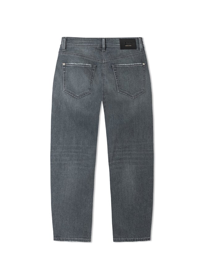 Jeans Cambio Elli à coupe ballon gris pâle