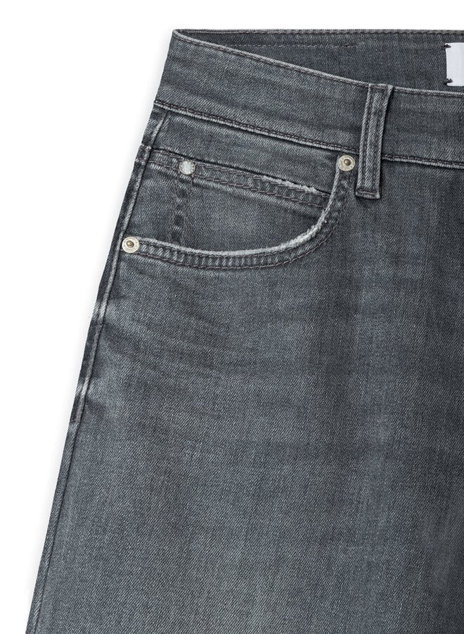 Jeans Cambio Elli à coupe ballon gris pâle