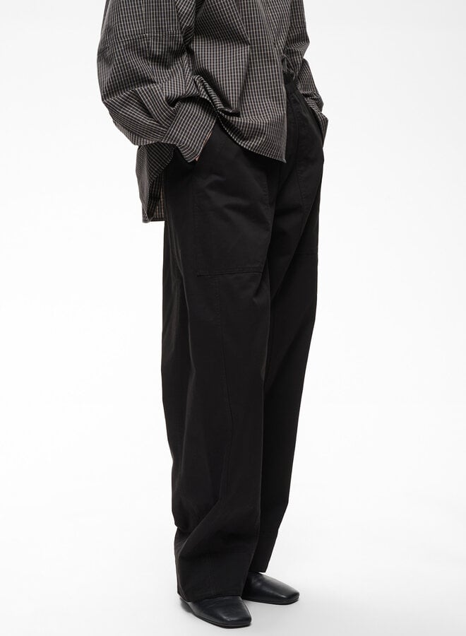 Pantalon InWear Haiko à taille élastique ample noir