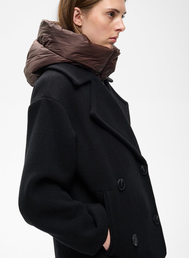Capuche InWear Lila matelassée brun chocolat