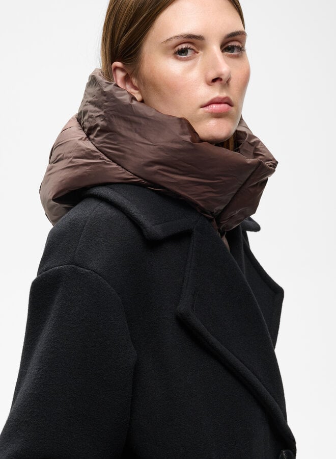 Capuche InWear Lila matelassée brun chocolat