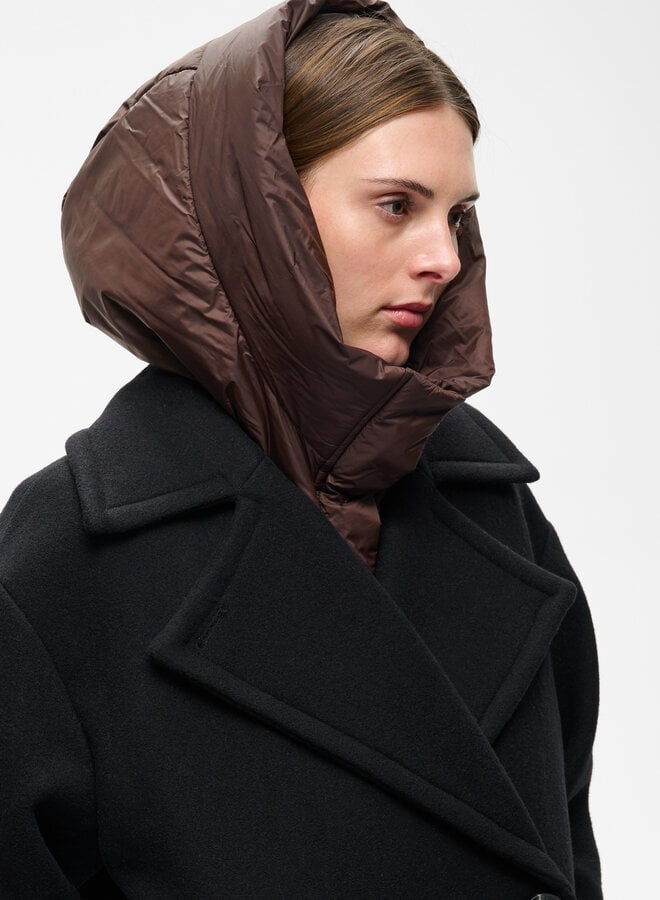 Capuche InWear Lila matelassée brun chocolat