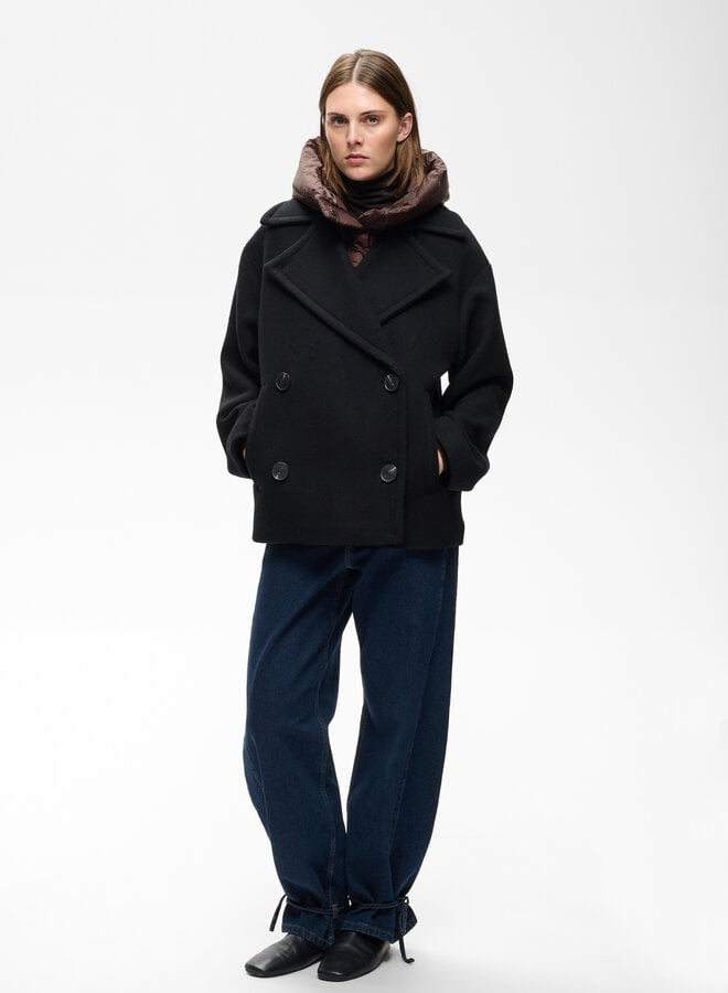Capuche InWear Lila matelassée brun chocolat