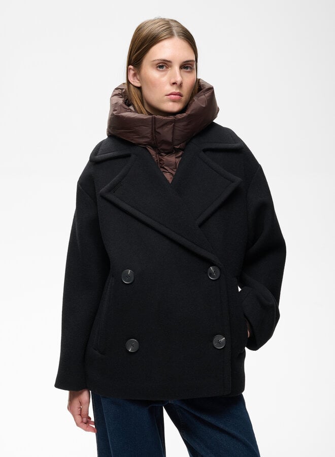 Capuche InWear Lila matelassée brun chocolat