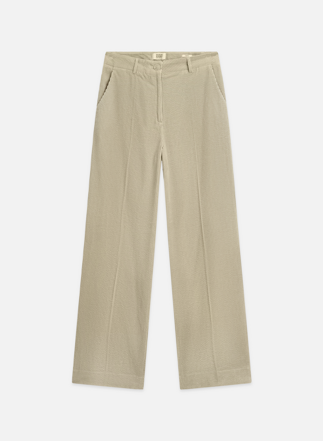 Pantalon Scotch & Soda en corduroy beige aluminium