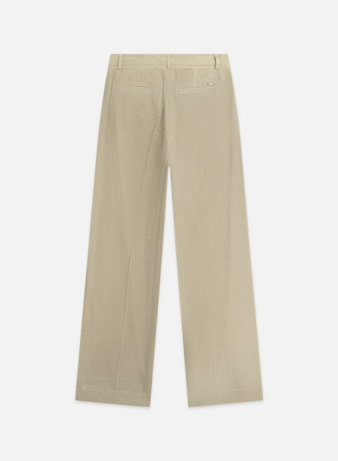 Pantalon Scotch & Soda en corduroy beige aluminium