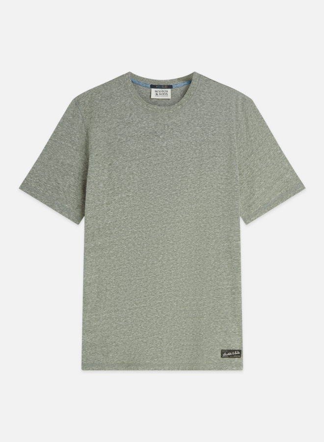 T-shirt Scotch & Soda vert forêt chiné