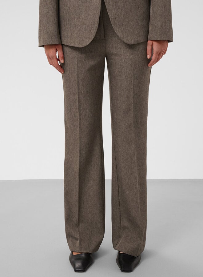 Pantalon Soaked Corinne brun noyer mélange