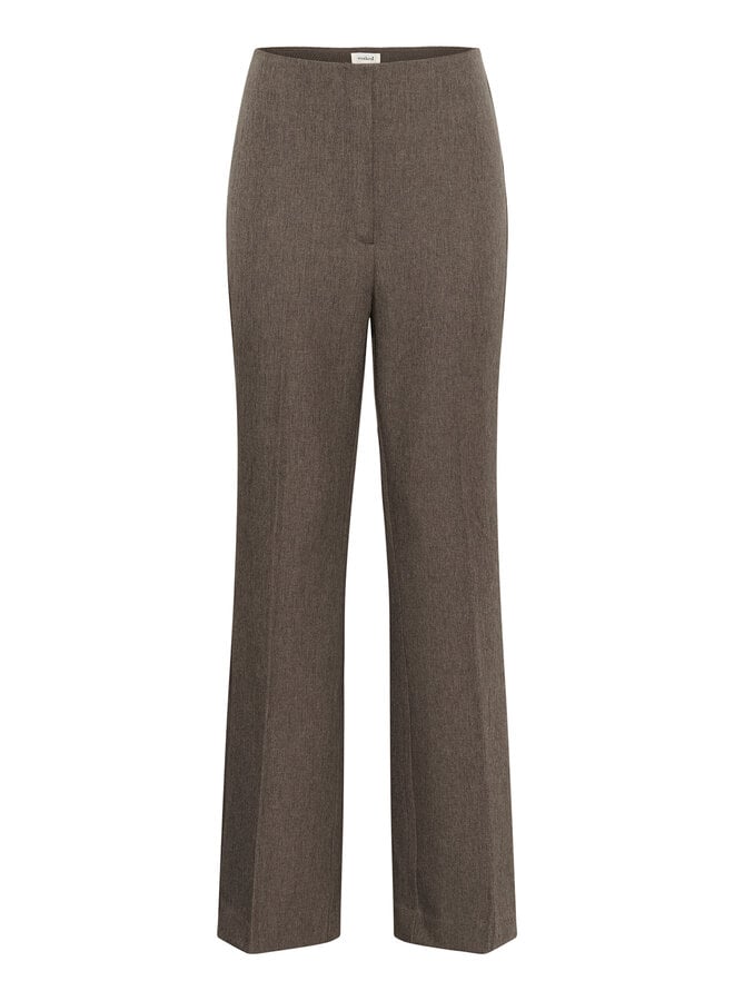 Pantalon Soaked Corinne brun noyer mélange