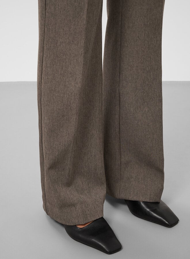 Pantalon Soaked Corinne brun noyer mélange