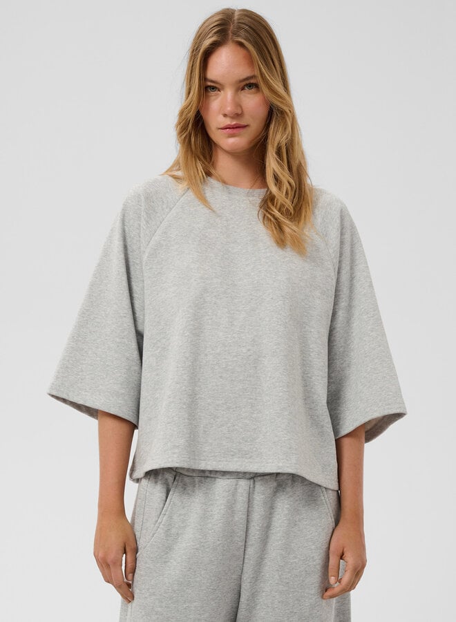Chandail Soaked Nadie molletonné gris pâle mélange